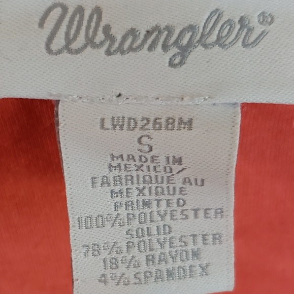 Wrangler size small coral/black & white dress. - Picture 3 of 3